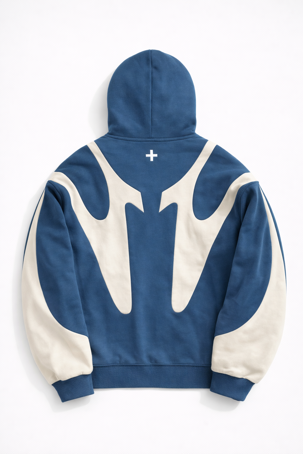 Flame Panel Zip-Up Hoodie