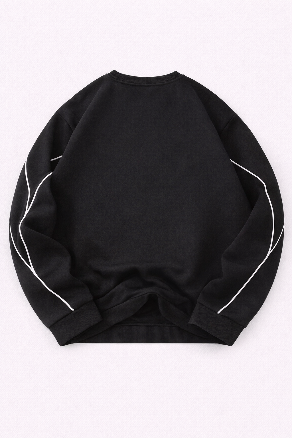 Contrast Seam Crewneck Sweatshirt