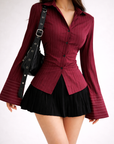 Pinstripe Blouse