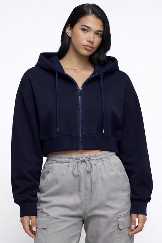 Casual Zip-up hoodie- Women