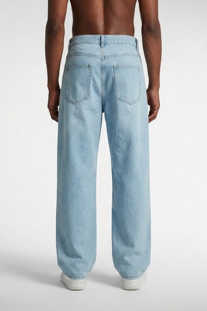 Loose Straight Denim Jeans